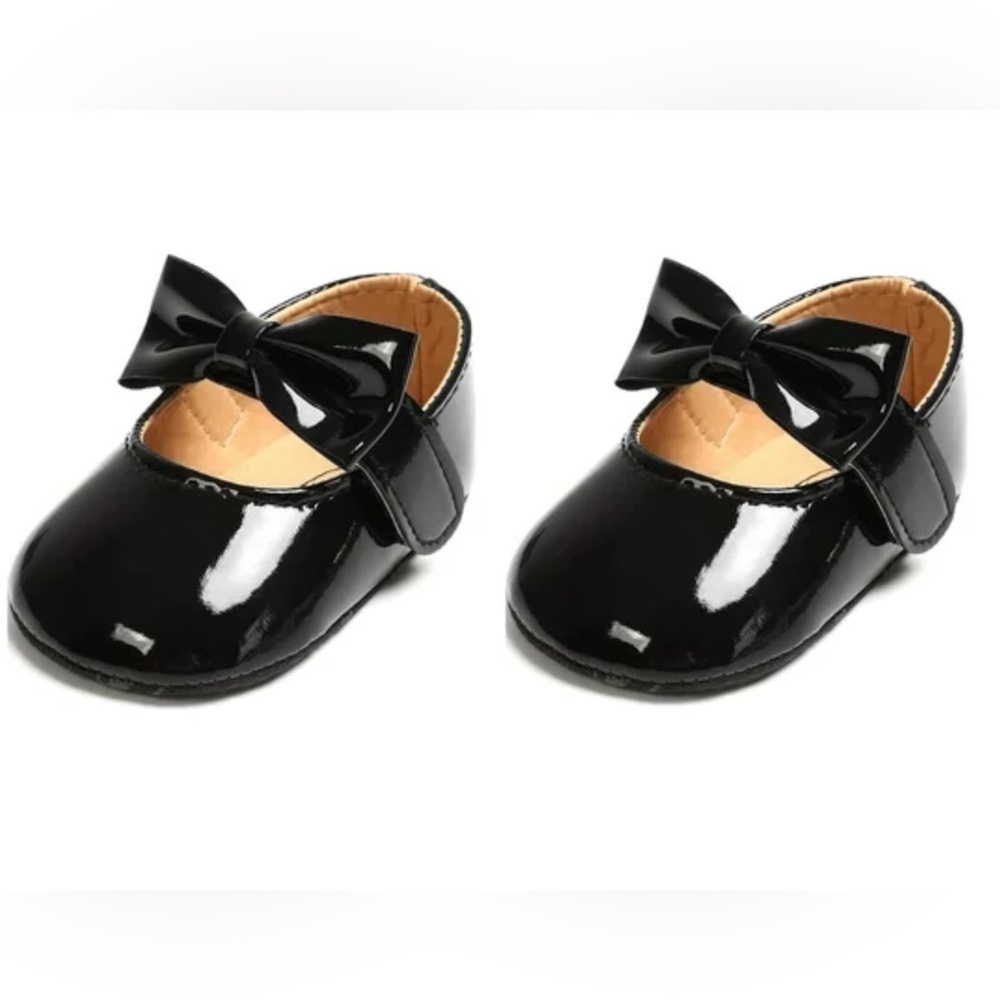 Hehalnom Baby-Girls Alisa Bowknot Mary Jane Flat Dress Shoes size 6